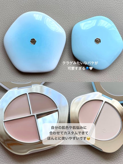 TIMAGE  クリーミーコンシーラーパレット/TIMAGE/パレットコンシーラーを使ったクチコミ(4枚目)