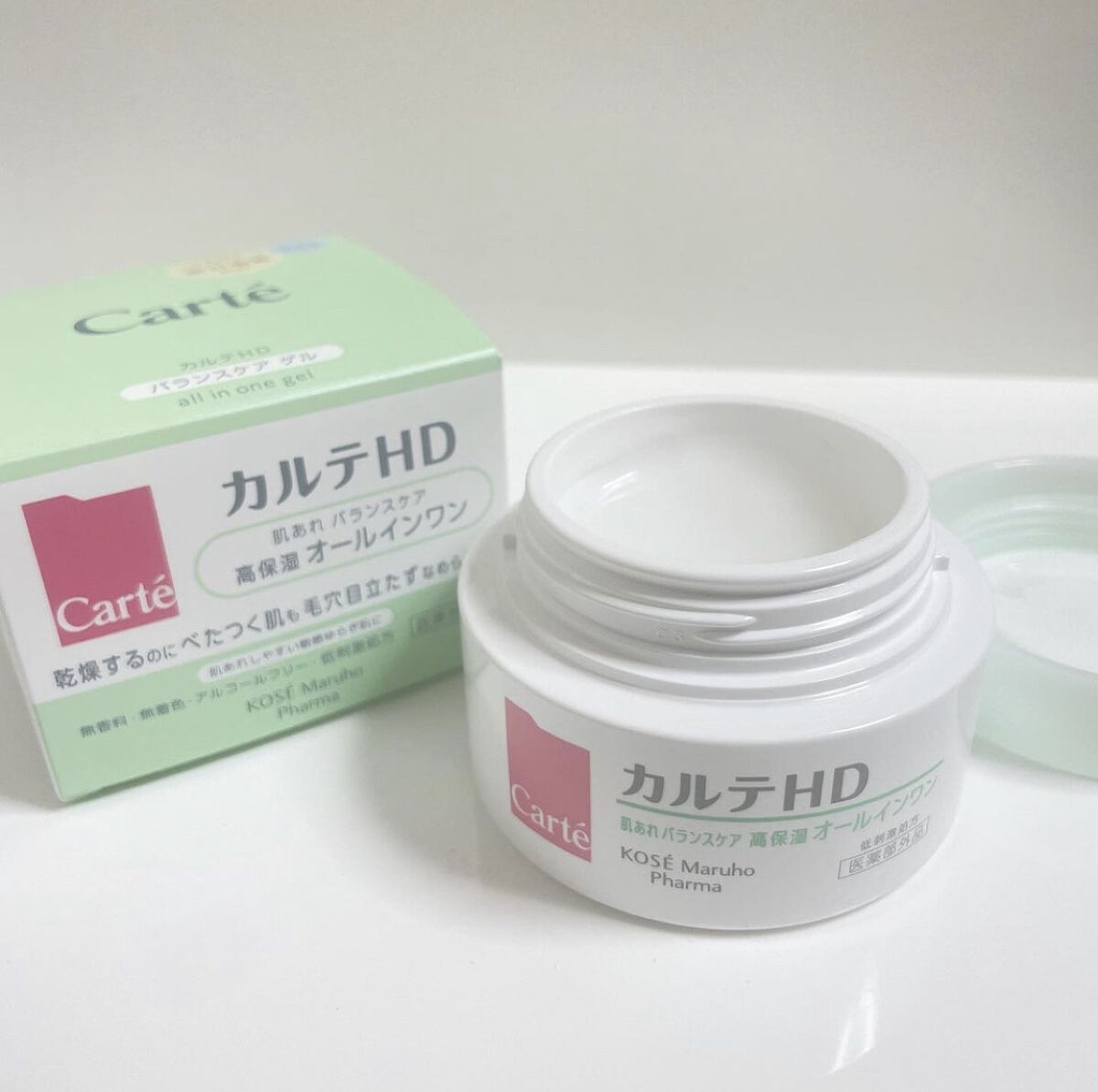 バランスケア ゲル/カルテHD/フェイスクリームを使ったクチコミ（1枚目）