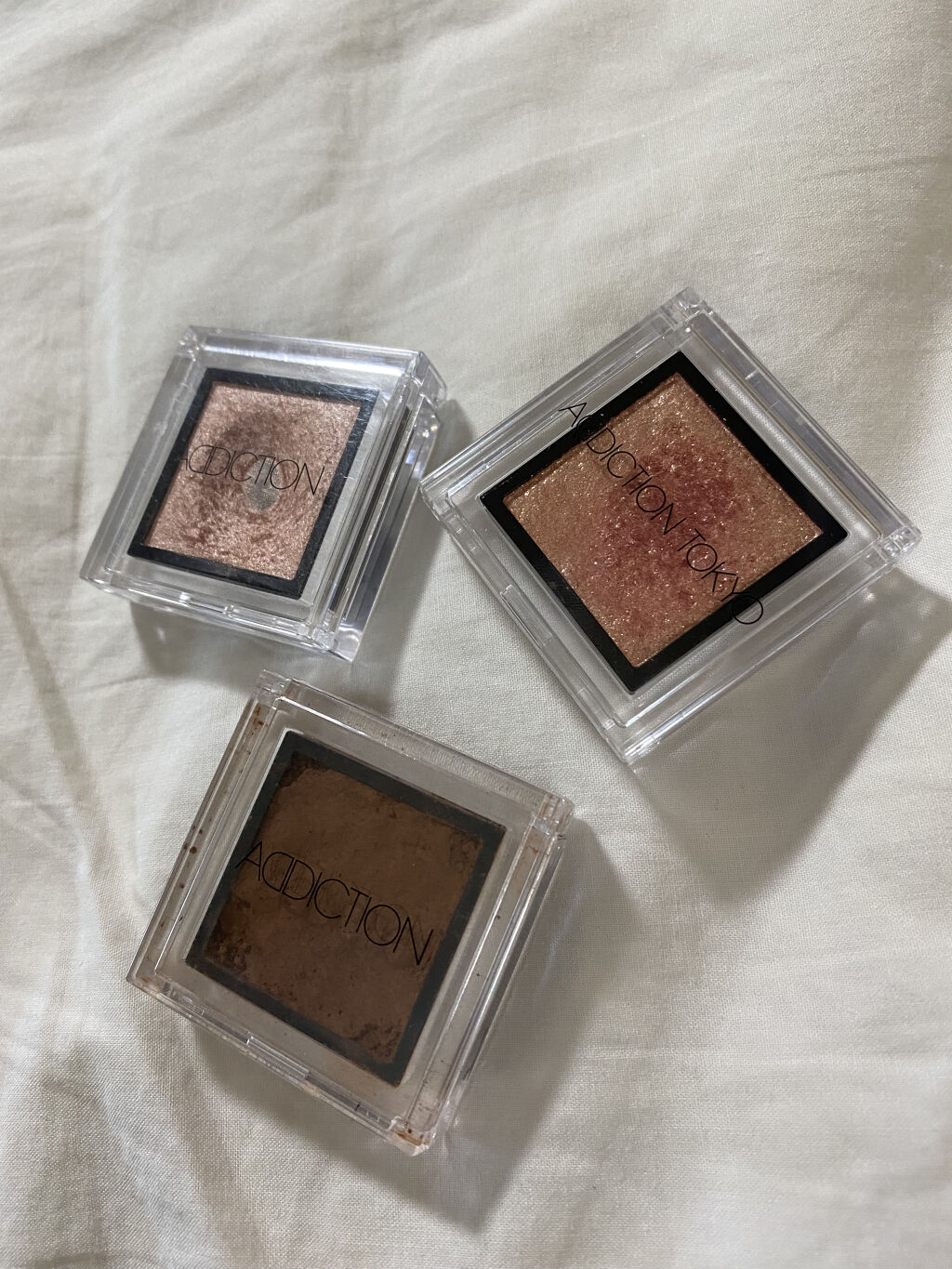 ザ アイシャドウ L 161 Gleamy Pond/ADDICTION/単色アイシャドウを使ったクチコミ（2枚目）