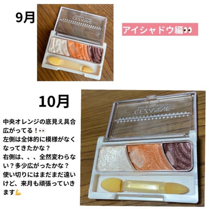 トーンアップアイシャドウ/CEZANNE/アイシャドウパレットを使ったクチコミ(1枚目)