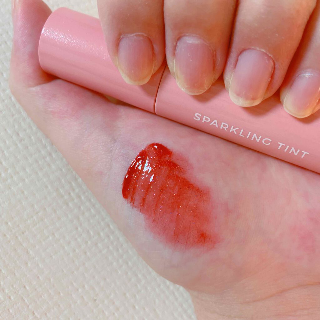 アピュー ジューシーパン スパークリングティント/A’pieu/口紅を使ったクチコミ（2枚目）