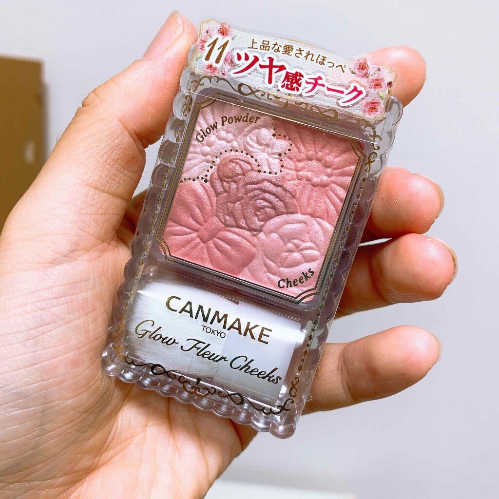 グロウフルールチークス/キャンメイク/パウダーチークを使ったクチコミ(1枚目)