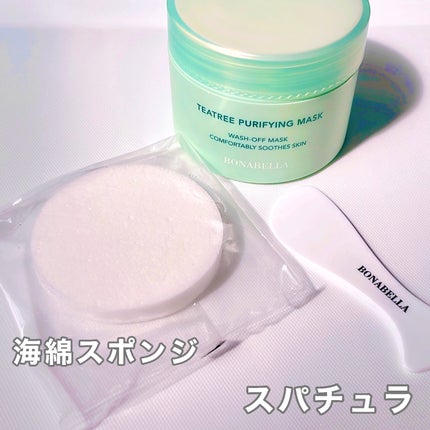 ティーツリーピュリファイングマスク/BONABELLA/洗い流すパック・マスクを使ったクチコミ(3枚目)