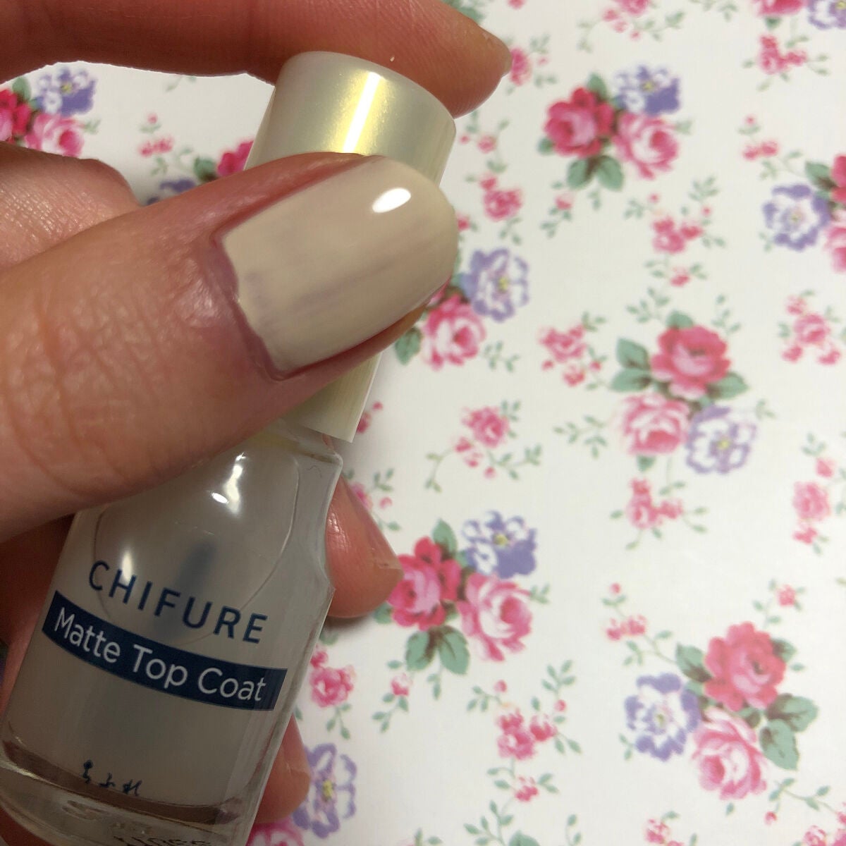 マットトップコート/ちふれ/ネイルトップコートを使ったクチコミ(4枚目)