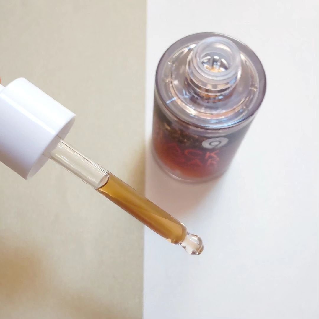 ブラックシュガーピーリングセラム/MAKE9/美容液を使ったクチコミ(3枚目)