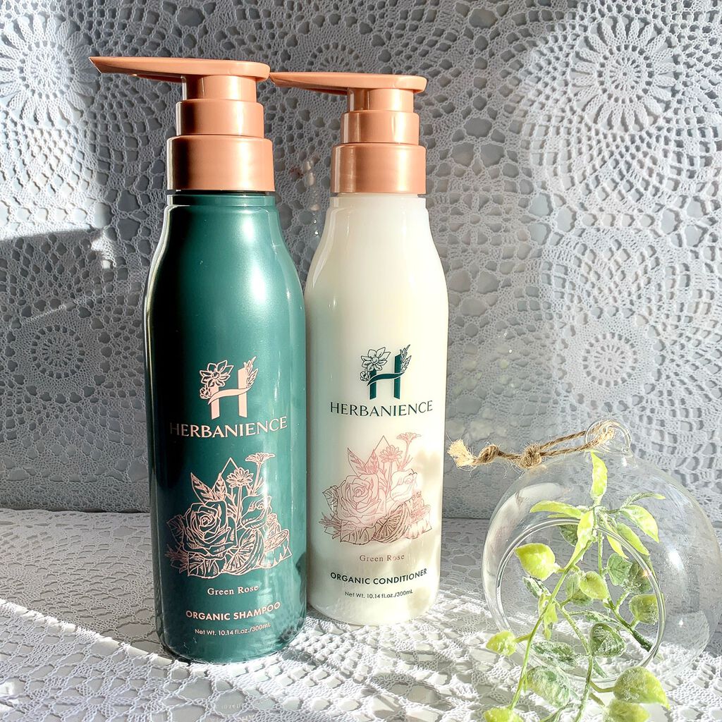 ハーバニエンス シャンプー・コンディショナー(グリーンローズ)/HERBANIENCE/市販シャンプーを使ったクチコミ(2枚目)