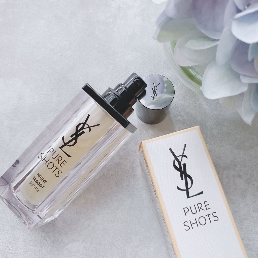 ピュアショット ナイト リチャージセラム/YVES SAINT LAURENT BEAUTE/美容液を使ったクチコミ（1枚目）