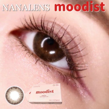 moodist MONTHLY/NANA LENS/カラーコンタクトレンズを使ったクチコミ（1枚目）