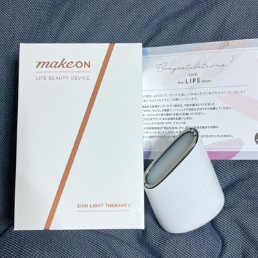 Makeon スキンライトセラピーIIのクチコミ「スキンライトセラピーⅡをいただきました🎵
ありがとうございます😊✨


届いたのが韓国仕様で変.....」（1枚目）