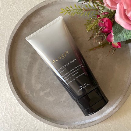 BLACK JELLY WASH(ブラックジェリーウォッシュ)/PLUEST/その他洗顔料を使ったクチコミ(1枚目)