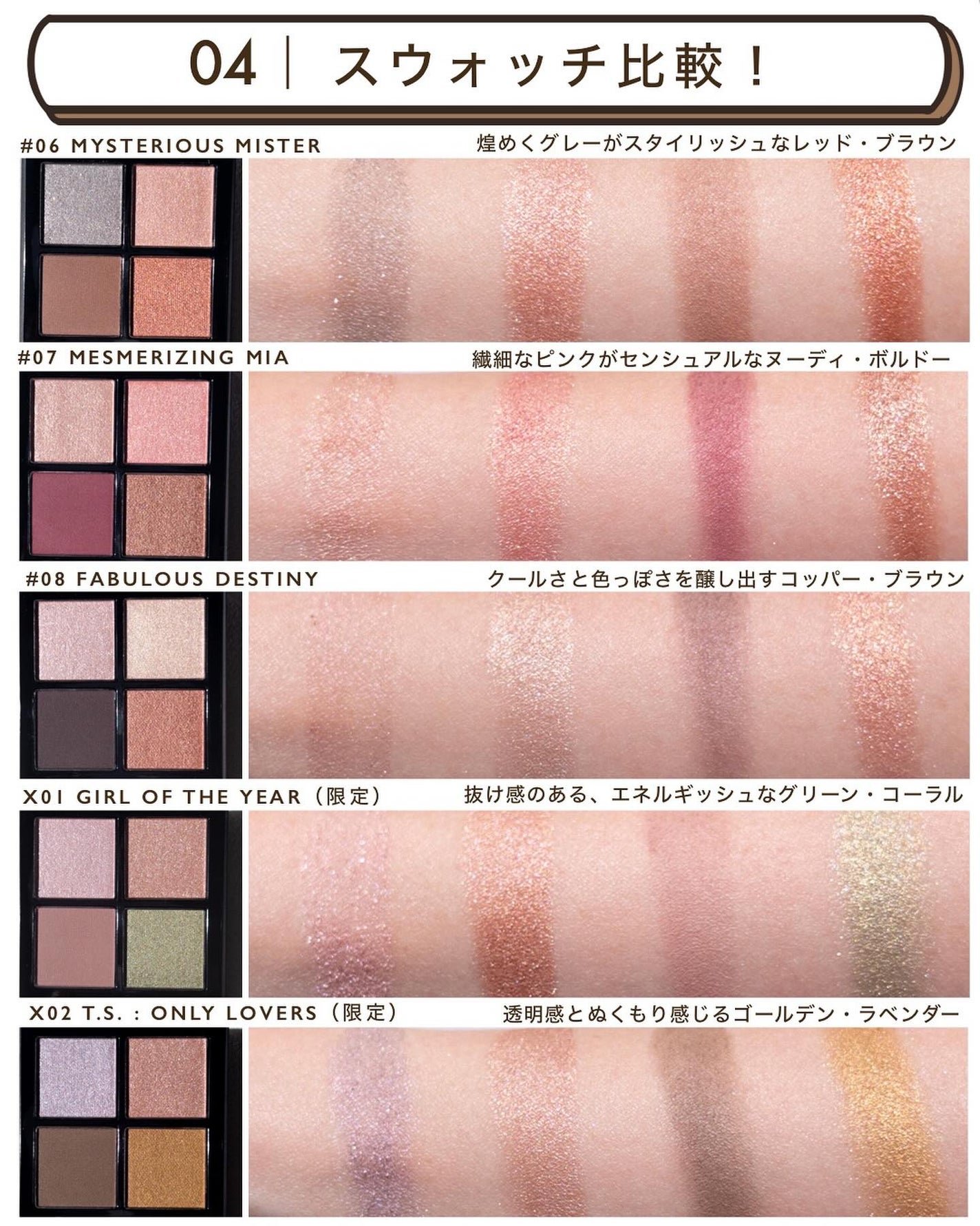 THREE スターゲージング アイシャドウクアッド/THREE/アイシャドウパレットを使ったクチコミ(6枚目)