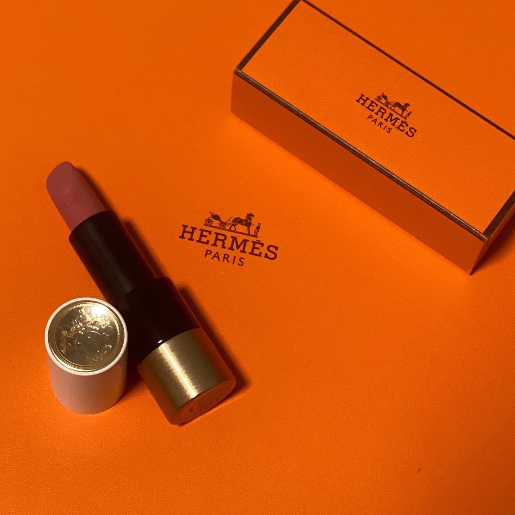 〈ルージュ・エルメス〉 ルージュ ア レーヴル サティネ/エルメス/口紅を使ったクチコミ(8枚目)