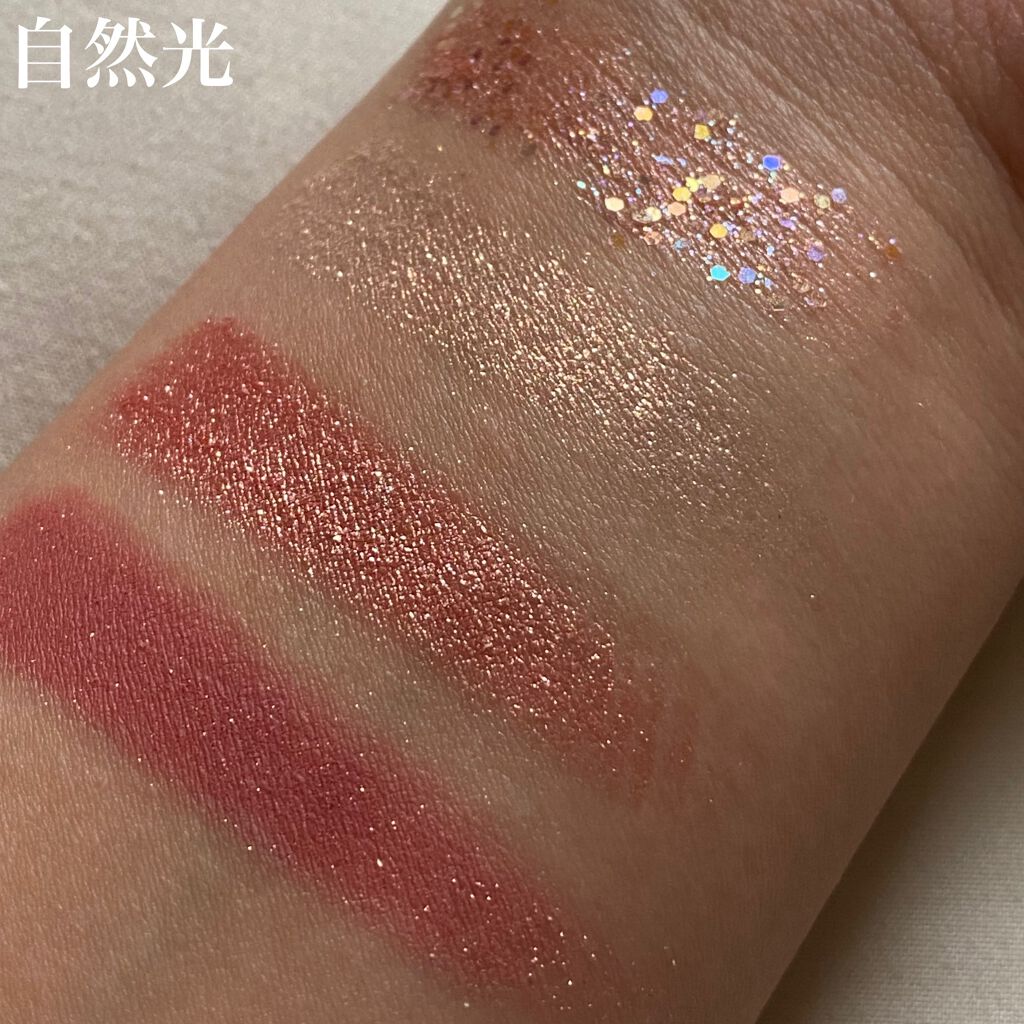 TWINKLE POP Pearl Flex Glitter Eye Palette ヘイ、ローズ/CLIO/アイシャドウパレットを使ったクチコミ（2枚目）