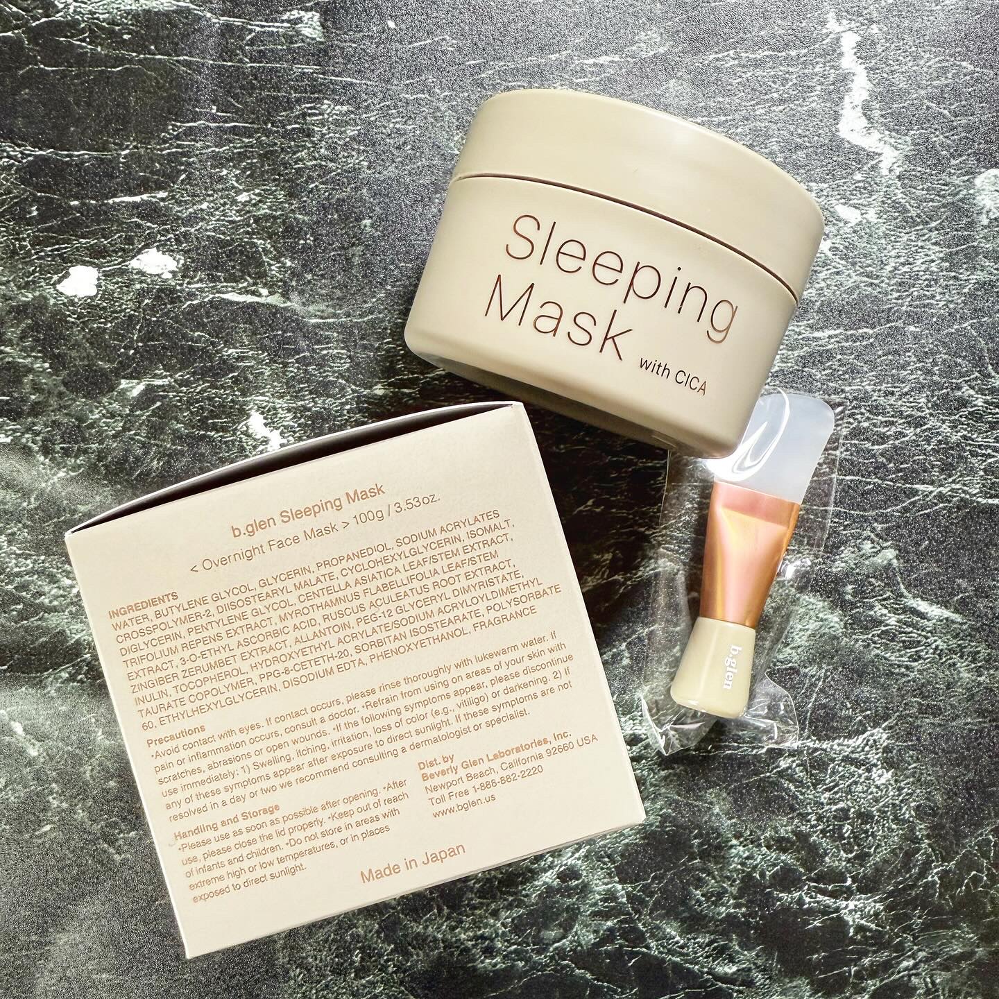 スリーピングマスク with CICA/b.glen/フェイスクリームを使ったクチコミ（2枚目）