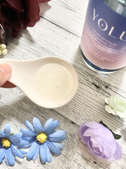 カームナイトリペアシャンプー/トリートメント/YOLU/市販シャンプーを使ったクチコミ(3枚目)