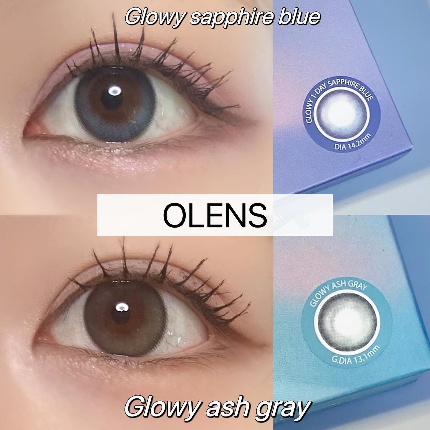 Glowy 1day/OLENS/ワンデー(1DAY)カラコンを使ったクチコミ(1枚目)