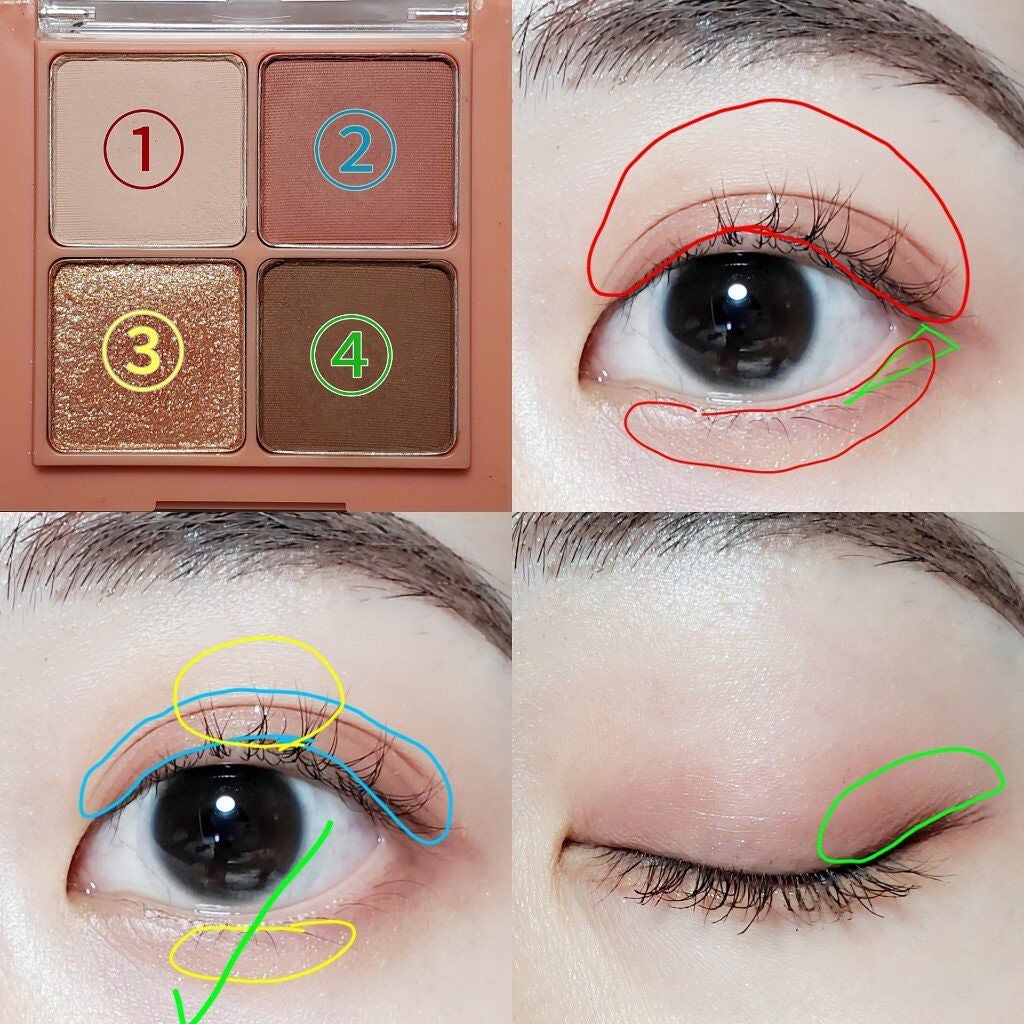 ベターザンアイズ/rom&nd/アイシャドウパレットを使ったクチコミ(3枚目)