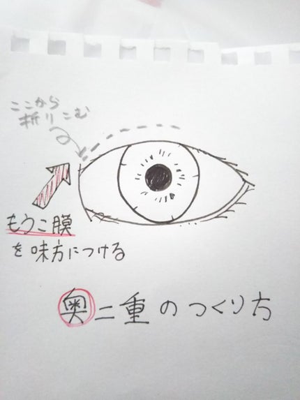 両面二重テープ/DAISO/二重まぶた用アイテムを使ったクチコミ(2枚目)