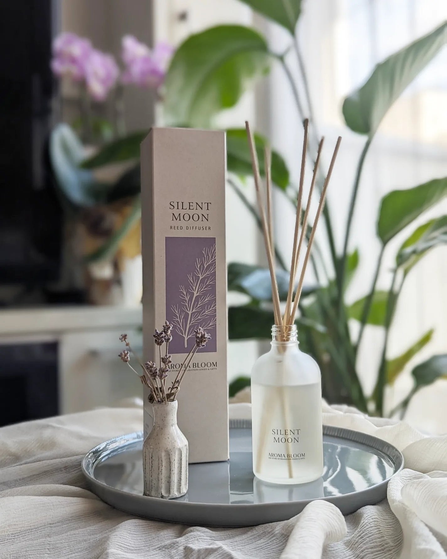 リードディフューザー サイレントムーン/アロマブルーム/ルームフレグランスを使ったクチコミ(1枚目)
