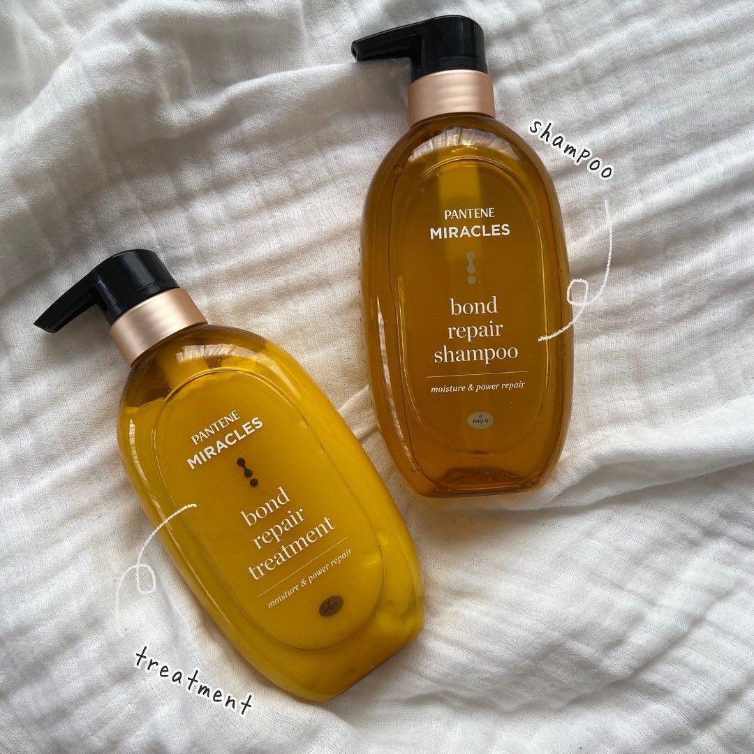 ボンドリペアシリーズ モイスチャー＆パワーリペア  シャンプー＆トリートメント トリートメント 440g/パンテーン/市販シャンプーを使ったクチコミ（2枚目）