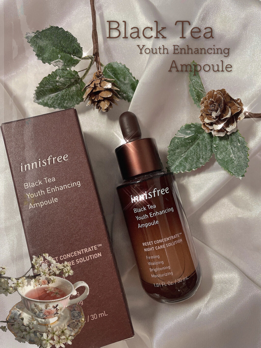 ブラックティー ユース セラム/innisfree/美容液を使ったクチコミ（1枚目）