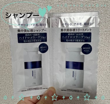 CO モイスト　シャンプー／ヘアトリートメント お試し容量セット（300+300ml）/unlabel/シャンプー・コンディショナーを使ったクチコミ（1枚目）