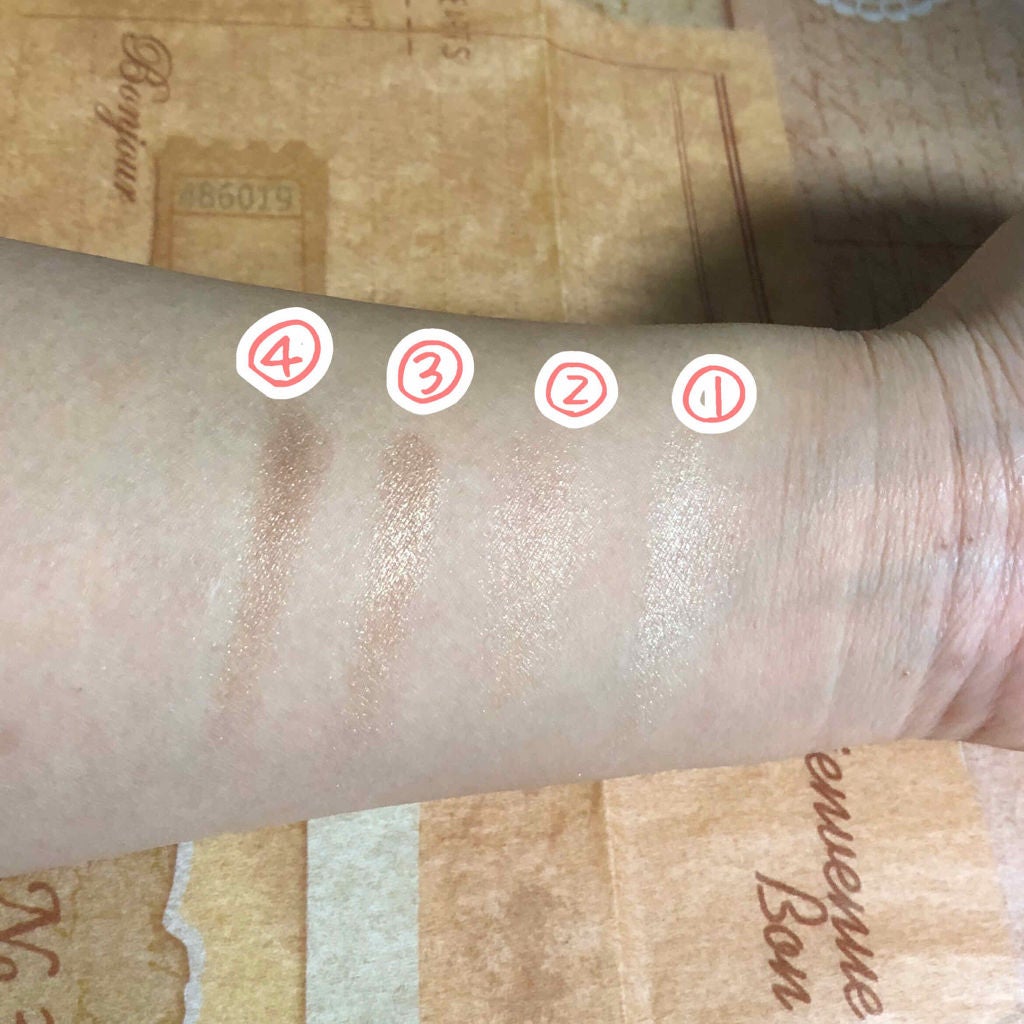 シルキースフレアイズ/キャンメイク/アイシャドウパレットを使ったクチコミ(4枚目)