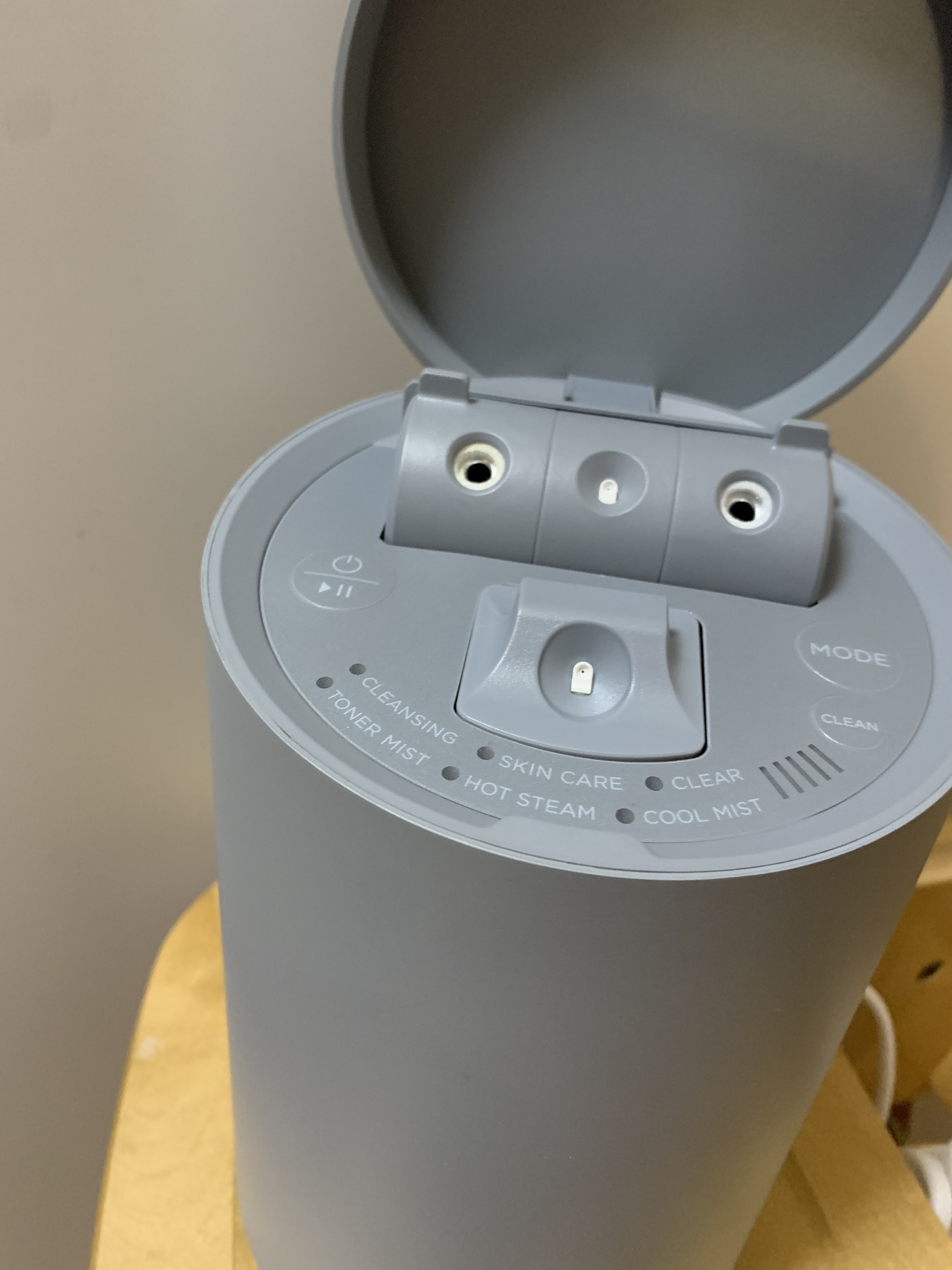 ピュアブライトスチーマー グレー/SALONIA/美顔器・マッサージを使ったクチコミ（1枚目）
