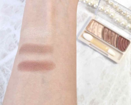 トーンアップアイシャドウ/CEZANNE/アイシャドウパレットを使ったクチコミ(2枚目)