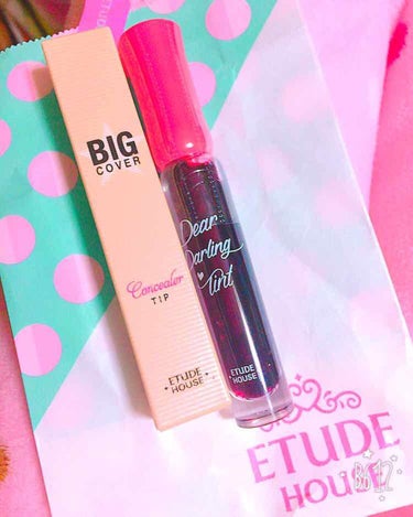 ついに念願だった、ETUDE HOUSEのコスメを買うことが出来ました😭💕お正月でタイムセールしてたのでどっちも10%OFFで買えました👍今回はジェルティントとコンシーラーを買いました！

ティント☞テ