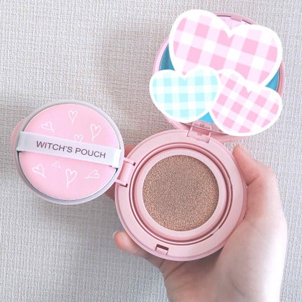 モイスチャーライズ カバー クッション/Witch's Pouch/クッションファンデーションを使ったクチコミ(2枚目)