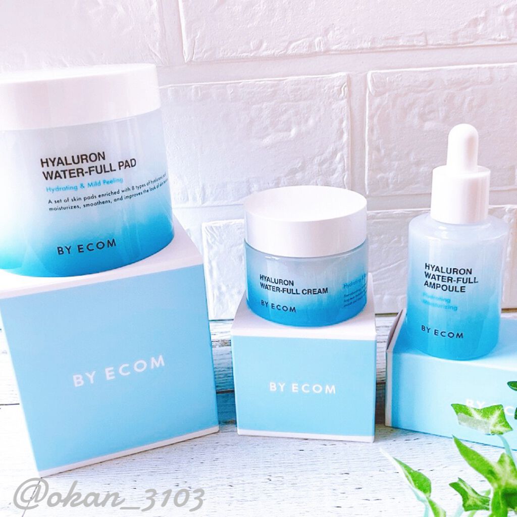 ヒアルロンウォーターフルパッド/BY ECOM/トナーパッドを使ったクチコミ（1枚目）