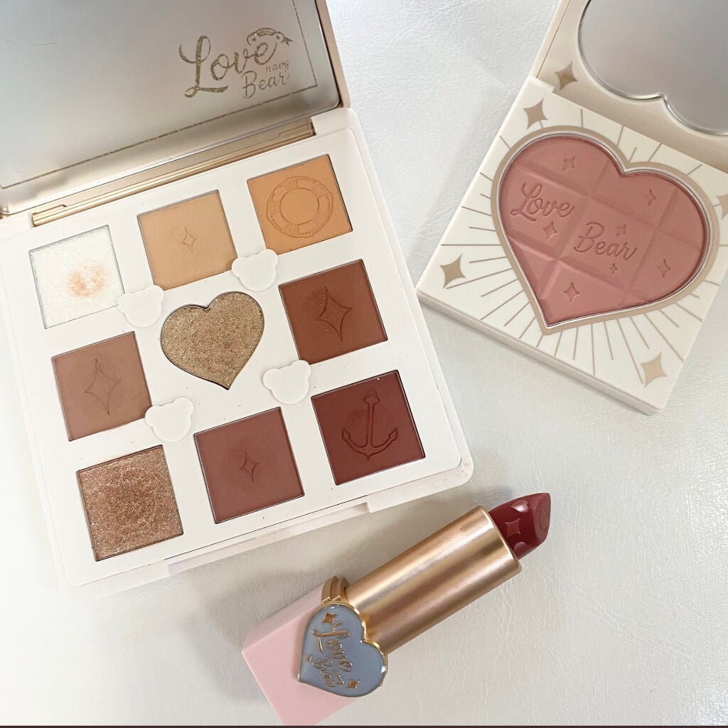 Love Bear 9色 アイシャドウパレット/FlowerKnows/アイシャドウパレットを使ったクチコミ(4枚目)