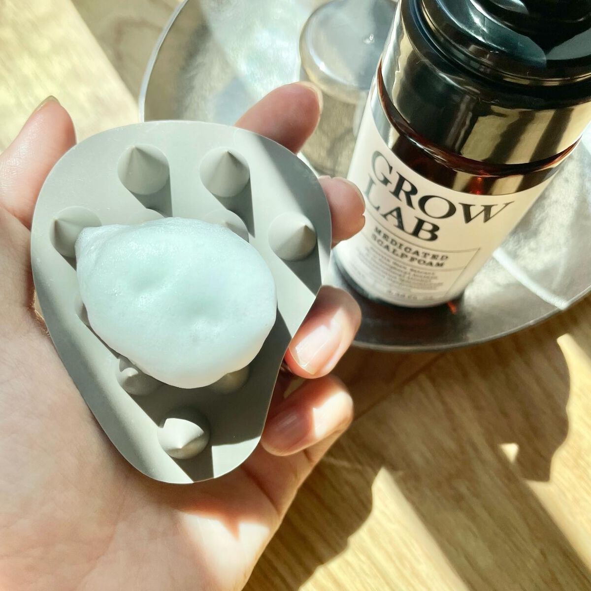 メディケイテッドスカルプフォーム/GROW LAB/頭皮ローションを使ったクチコミ（3枚目）