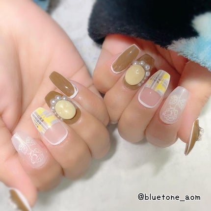 ネイルチップ/SHEIN/ネイルチップ・パーツを使ったクチコミ(5枚目)