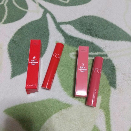 ジューシーラスティングティント/rom&nd/リップティントを使ったクチコミ(1枚目)