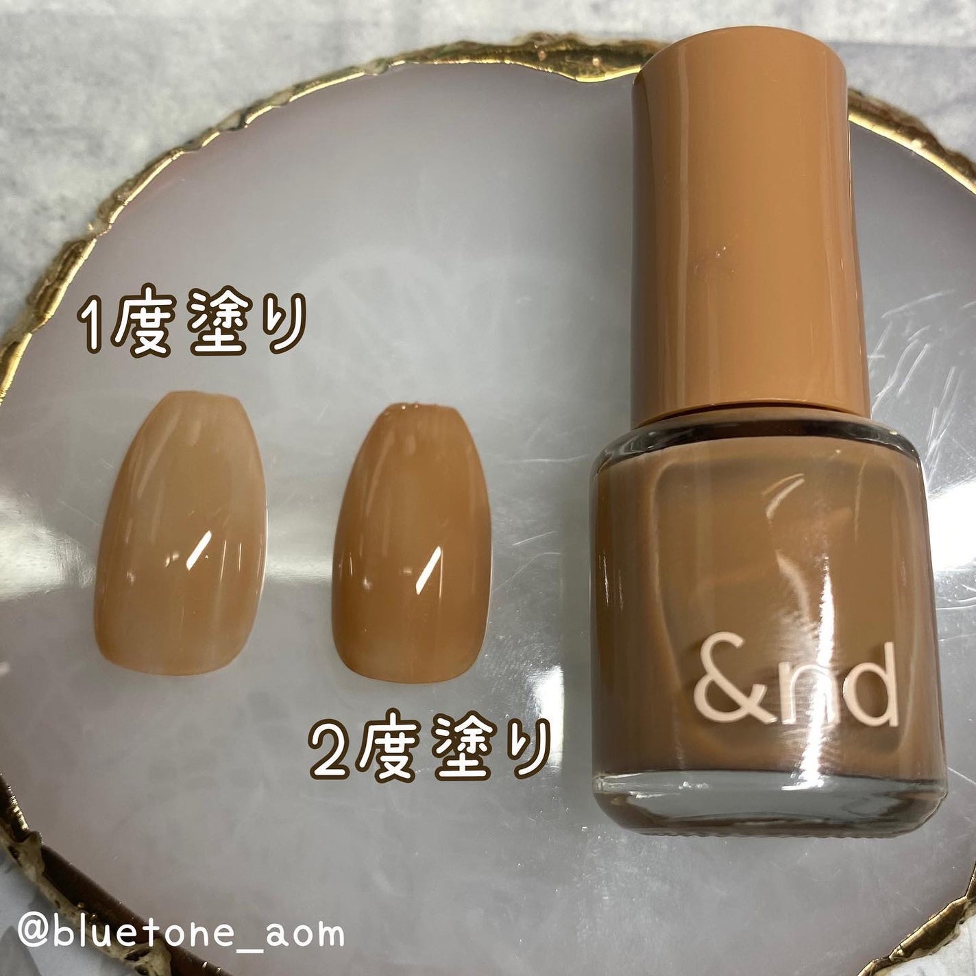 アンドバイロムアンド グラッシードロップネイル/&nd by rom&nd/マニキュアを使ったクチコミ(6枚目)