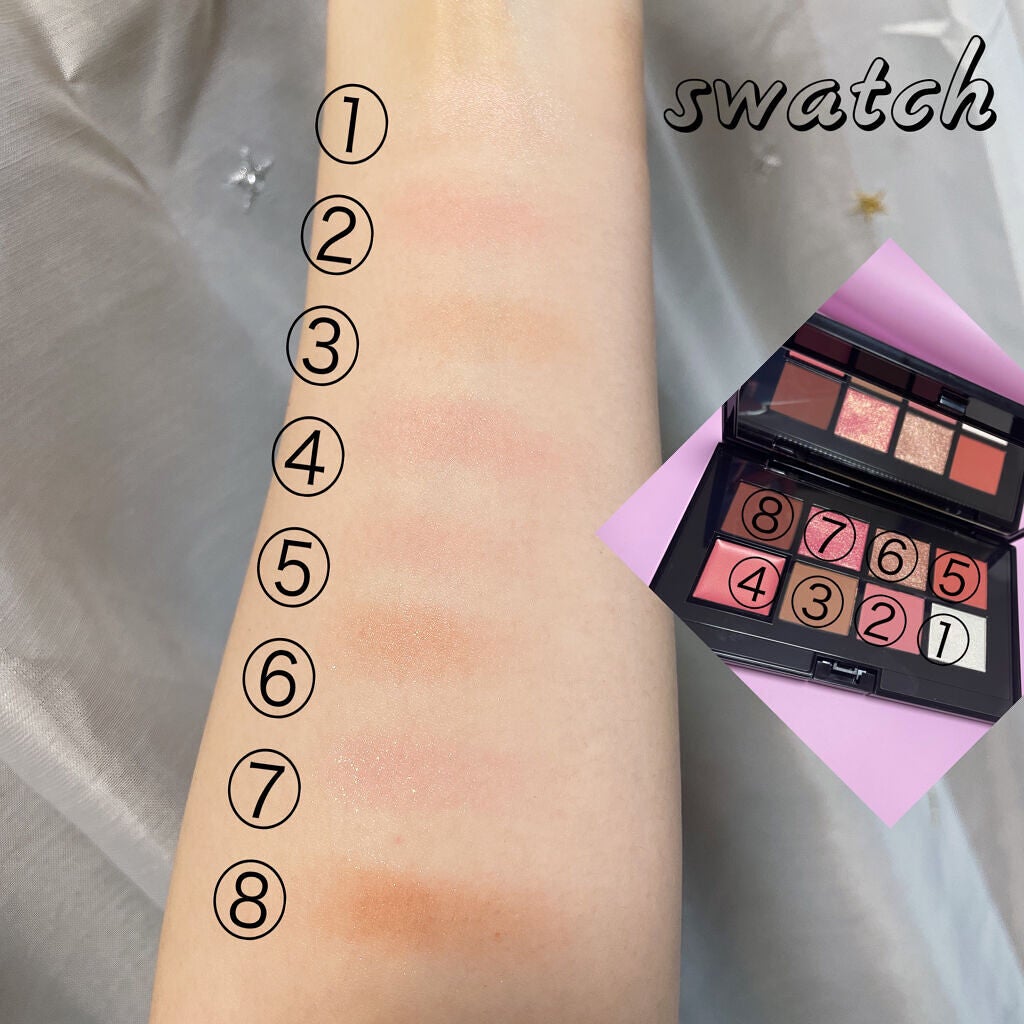 コンパクトアディクション “エターナル イン ピンク”/ADDICTION/アイシャドウパレットを使ったクチコミ(2枚目)