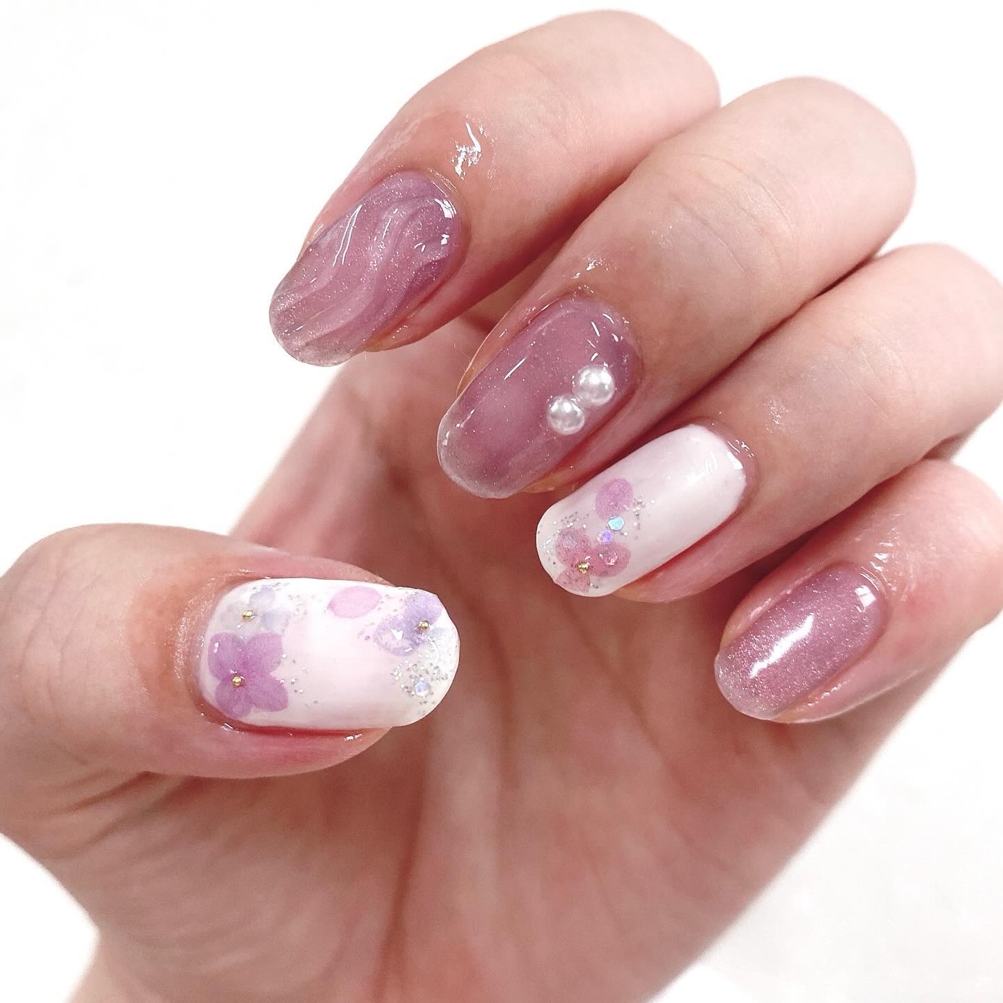 ネイルシール/セリア/ネイルシールを使ったクチコミ（2枚目）