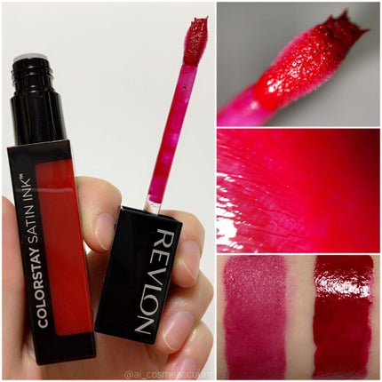 カラーステイ サテン インク/REVLON/口紅を使ったクチコミ(2枚目)