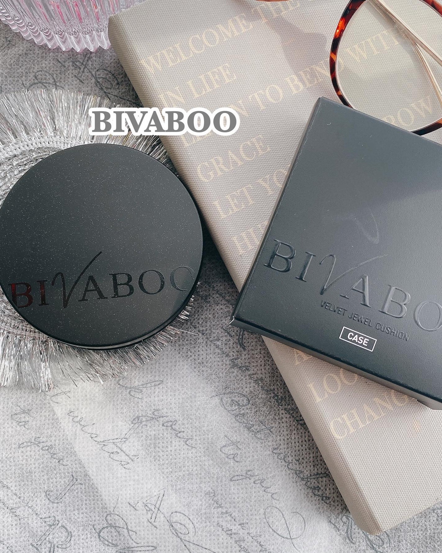 ベルベットジュエルクッション/BIVABOO/クッションファンデーションを使ったクチコミ(1枚目)