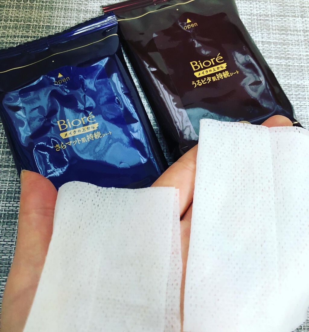 ビオレ メイク持続シート さらマット肌/ビオレ/フェイスシートを使ったクチコミ(3枚目)