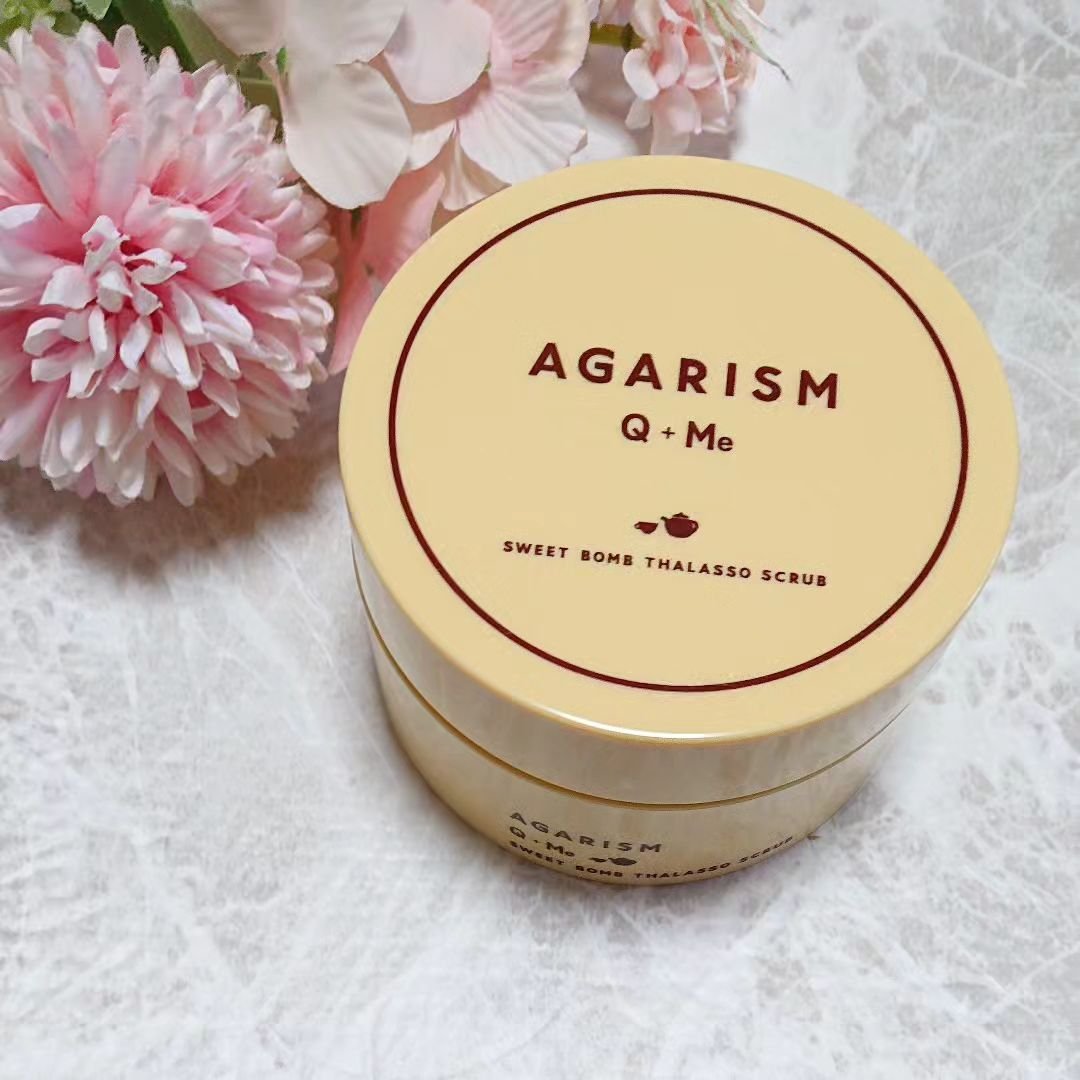 Q+Me スウィートボムタラソスクラブレモンティーの香り/AGARISM/バストケア・ヒップケアを使ったクチコミ（2枚目）