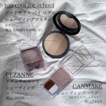 ナチュラルマットシェーディング/CEZANNE/シェーディングを使ったクチコミ(2枚目)