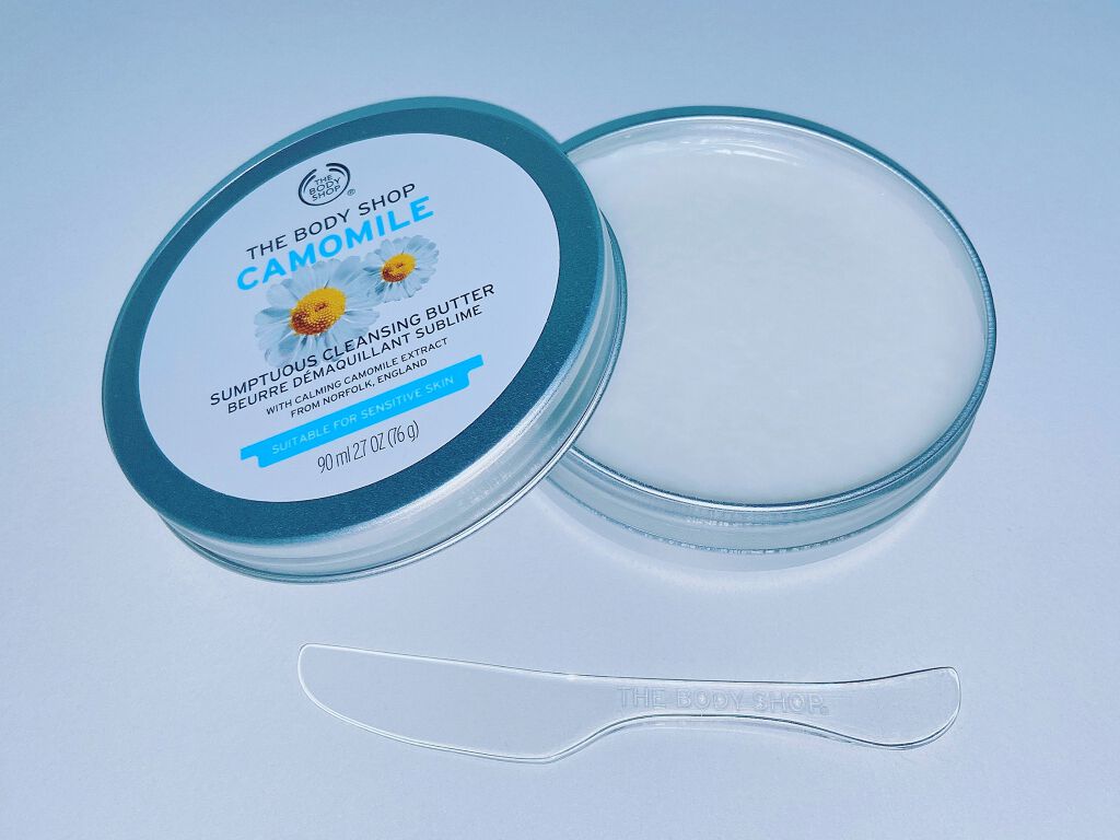 カモマイル サンプチュアス クレンジングバター/THE BODY SHOP/クレンジングバームを使ったクチコミ（1枚目）