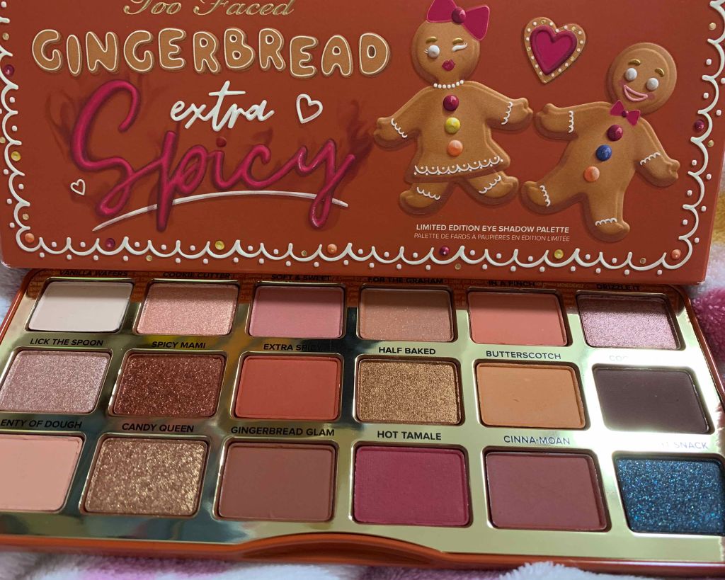 ジンジャーブレッド エクストラ スパイシー アイシャドウ パレット/Too Faced/メイクアップキットを使ったクチコミ（1枚目）