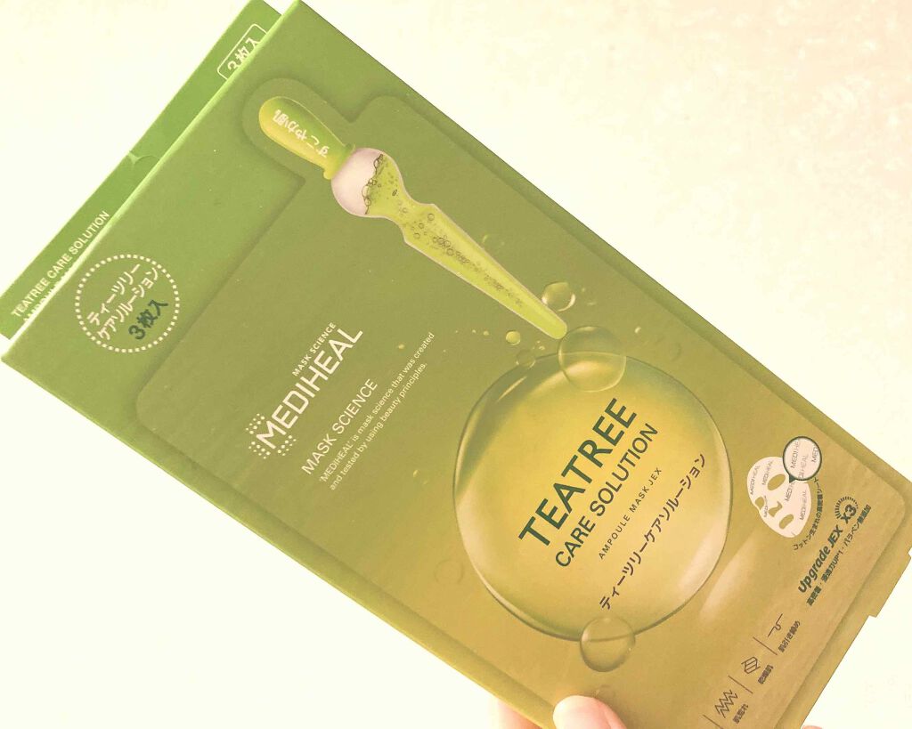 ティーツリーケアソリューション アンプルマスクJEX/MEDIHEAL/シートマスク・パックを使ったクチコミ(1枚目)