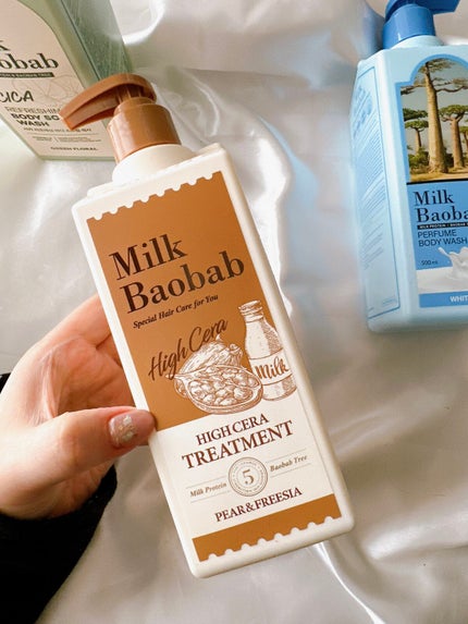 ミルクバオバブ パフュームボディウォッシュ ホワイトムスク/ミルクバオバブ/ボディソープを使ったクチコミ(8枚目)