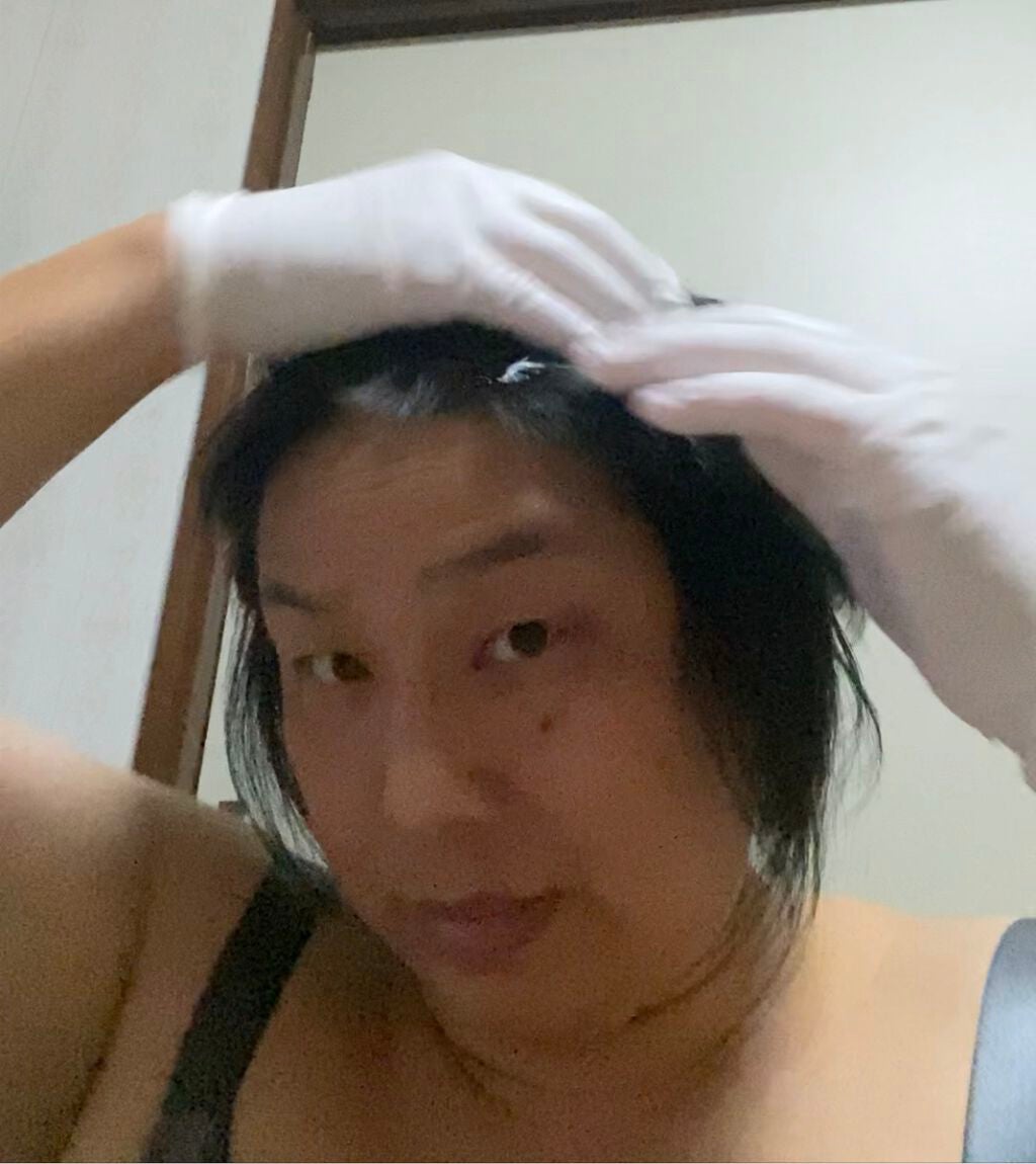 カラーリングミルク【旧】/パルティ/ヘアカラーを使ったクチコミ(5枚目)