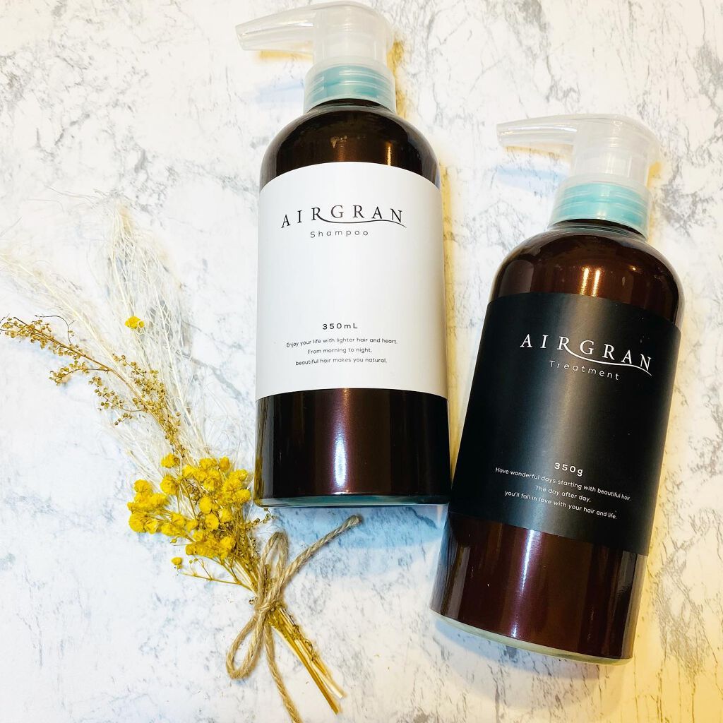 ナチュラルストレートシャンプー＆トリートメント/AIRGRAN/市販シャンプーを使ったクチコミ（1枚目）